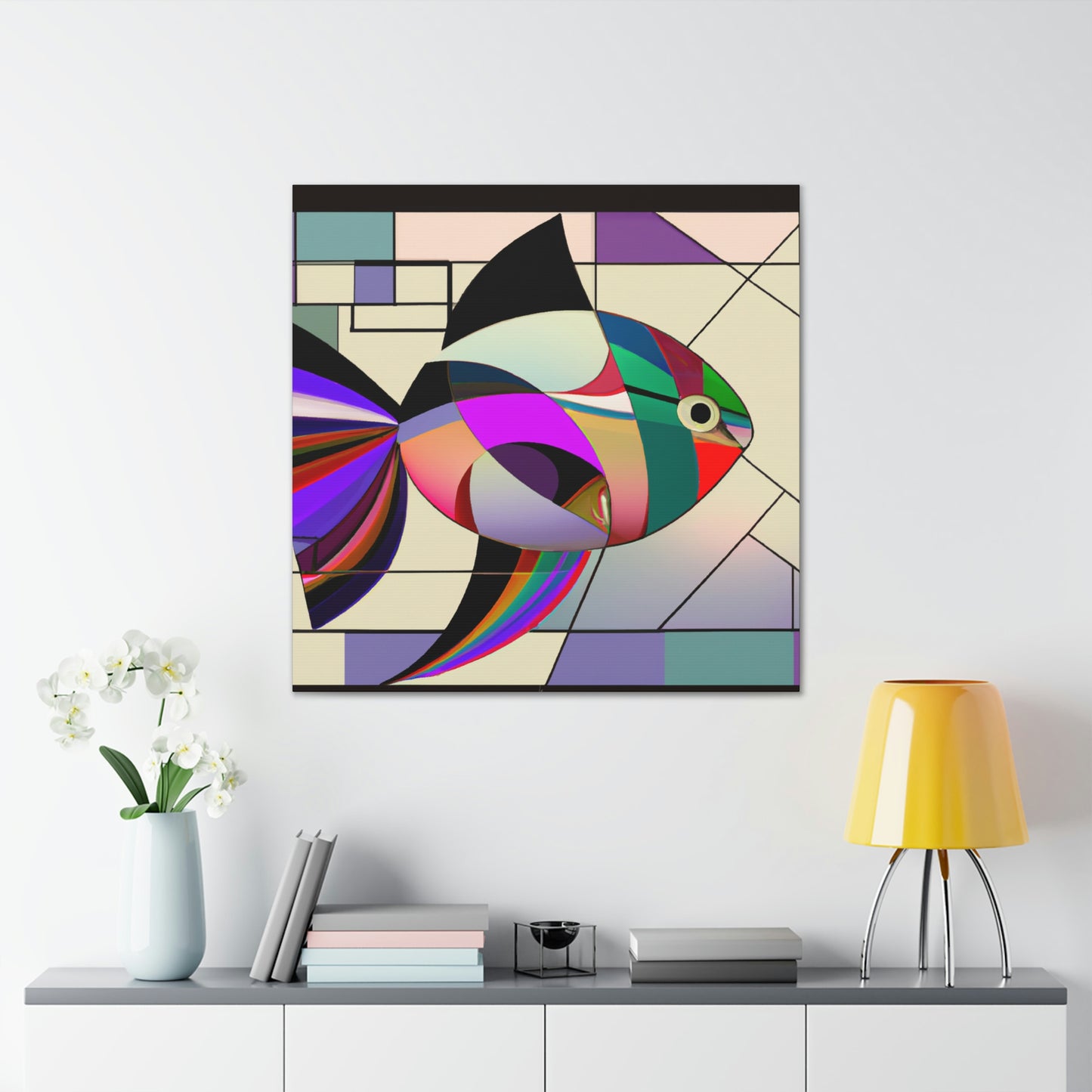 Rainbow Fish Revival. - Canvas