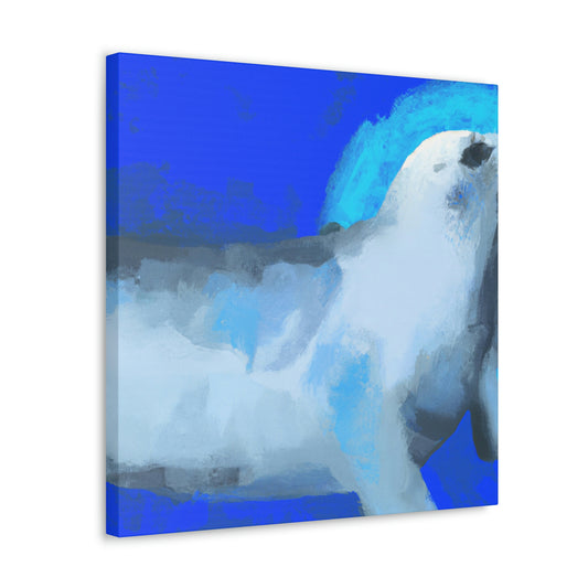 "Harp Seal in Expressionism" - Canvas