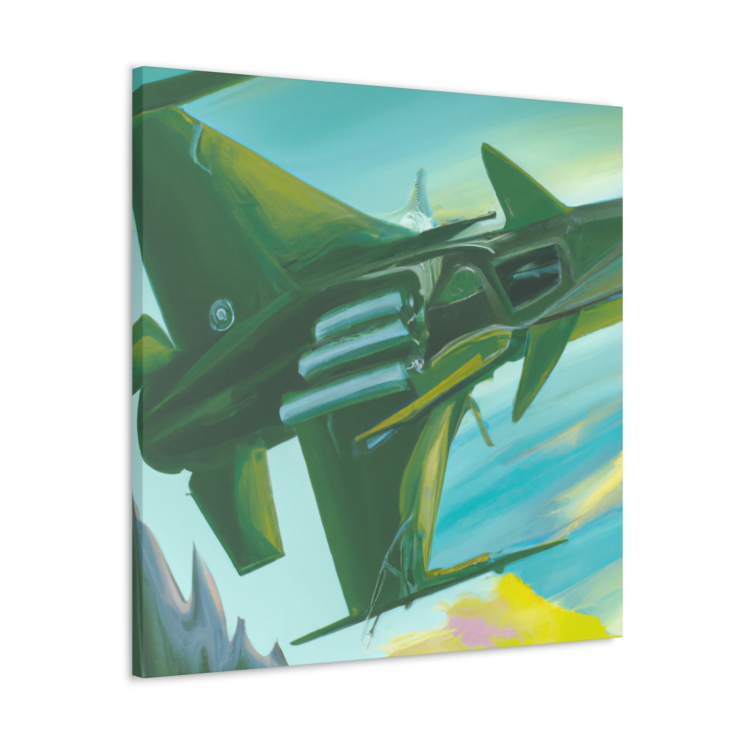 Jet Fighter Surrealism - Canvas