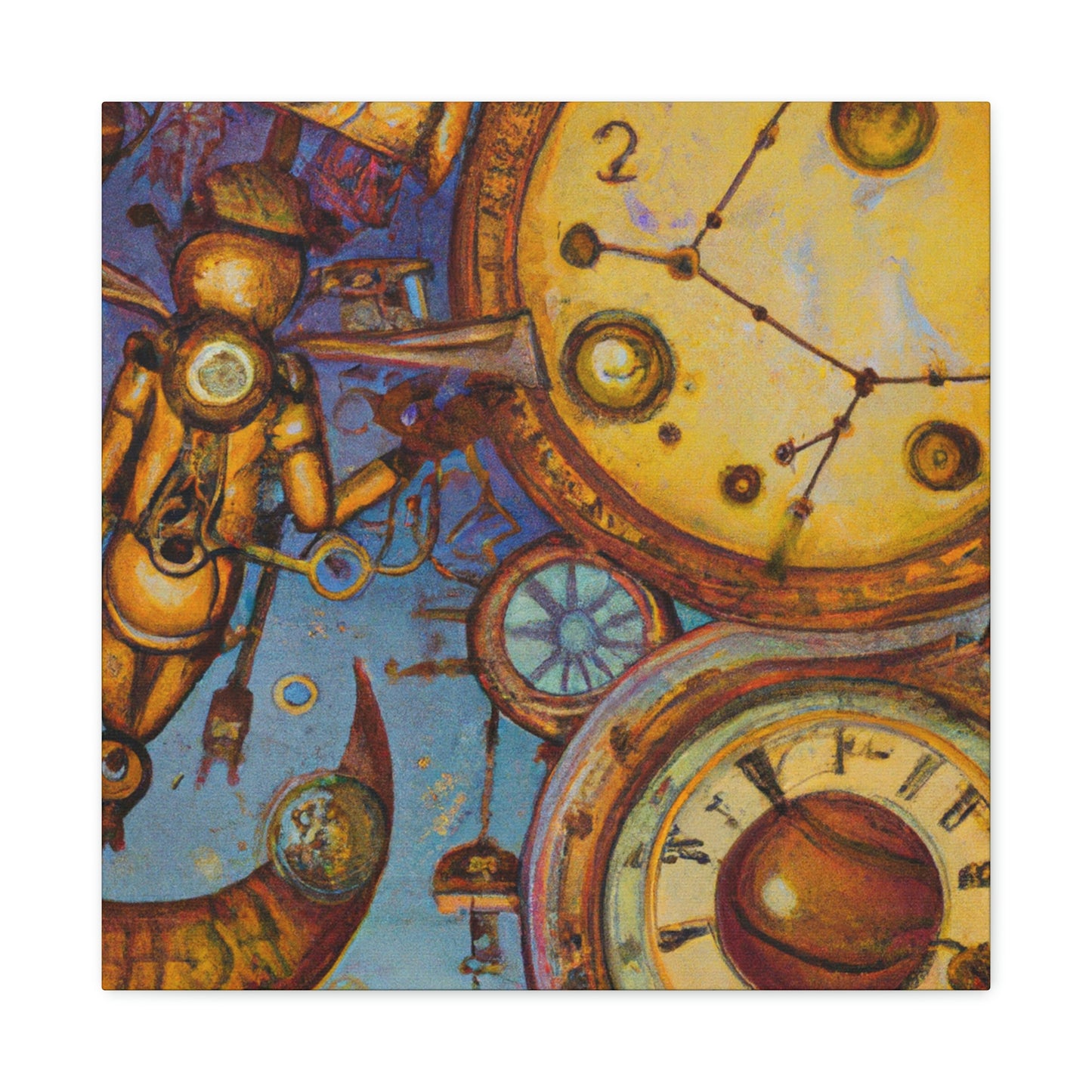 "Eternal Mercurial Clockwork" - Canvas