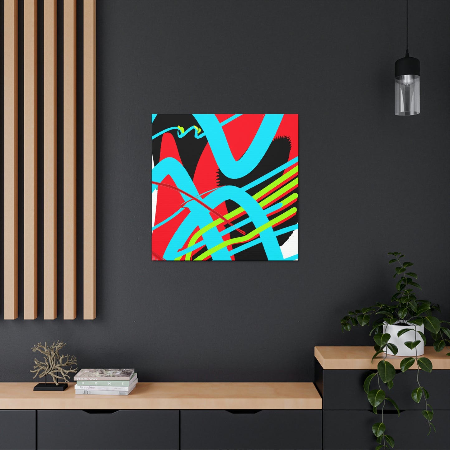 "Vibrant Brilliance Blazing" - Canvas