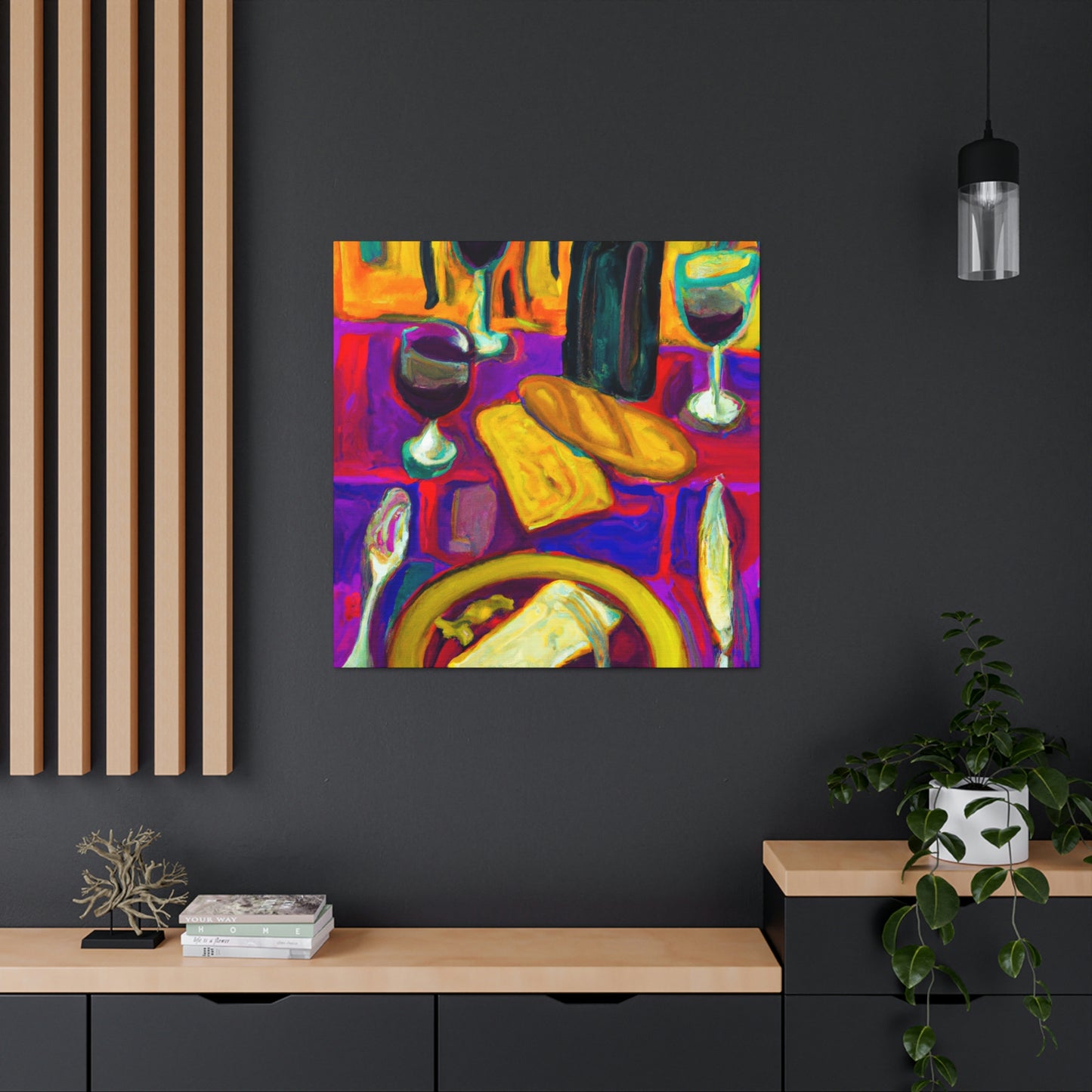 "Fauvism Dinner Delight" - Canvas