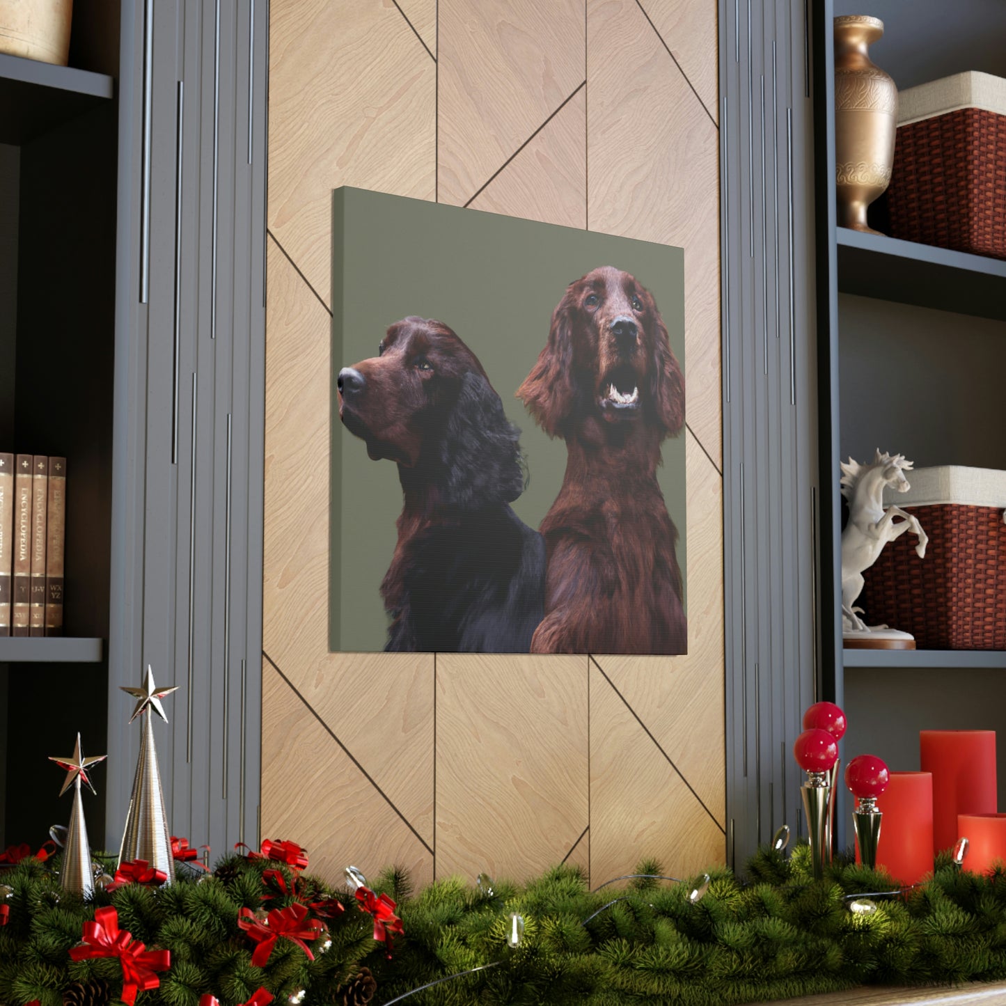 "A Simple Irish Setter" - Canvas