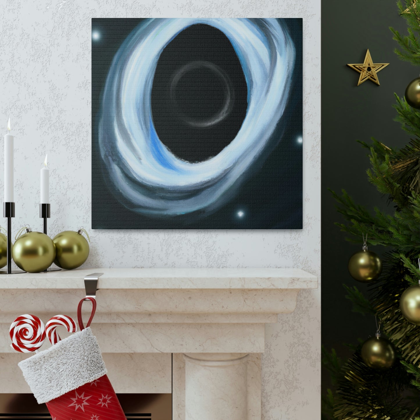 Black Hole Wonderment - Canvas