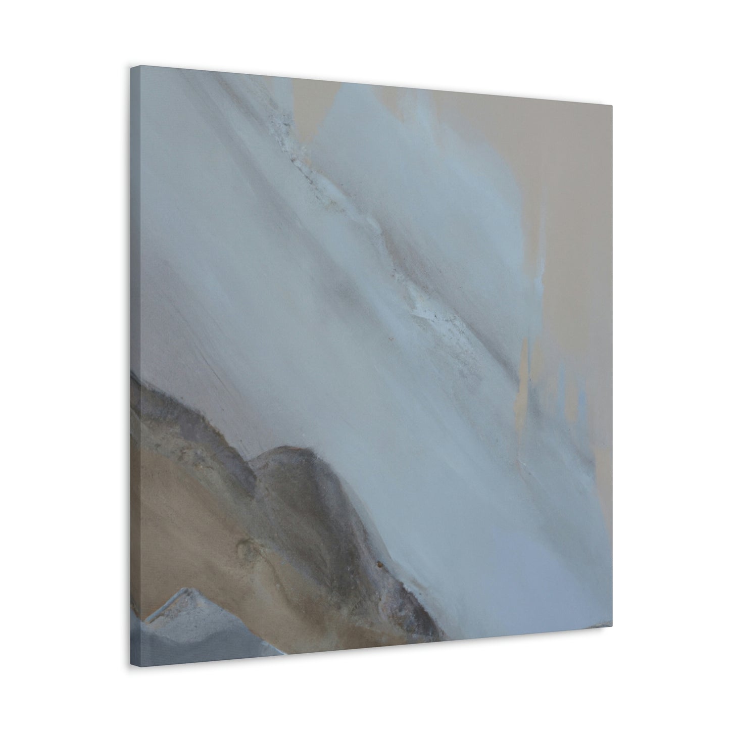 "Glacier in Expressionism" - Canvas