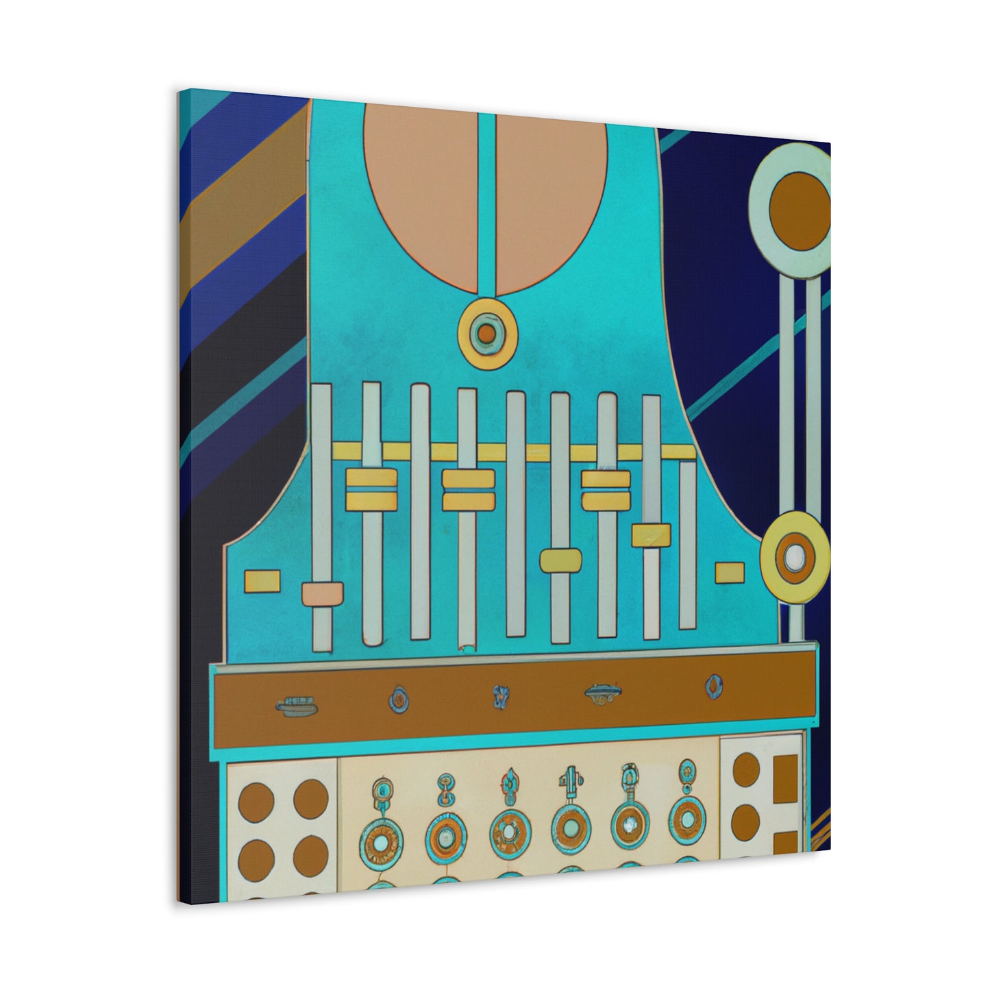 "Deco Orchestra Harmonized" - Canvas