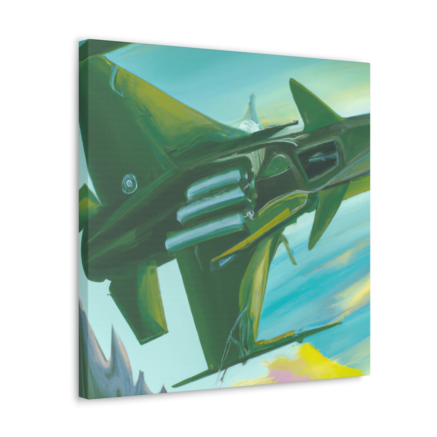 Jet Fighter Surrealism - Canvas