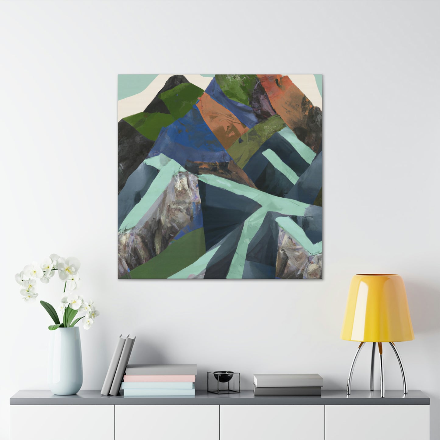 Mountain Majesty Ablaze - Canvas