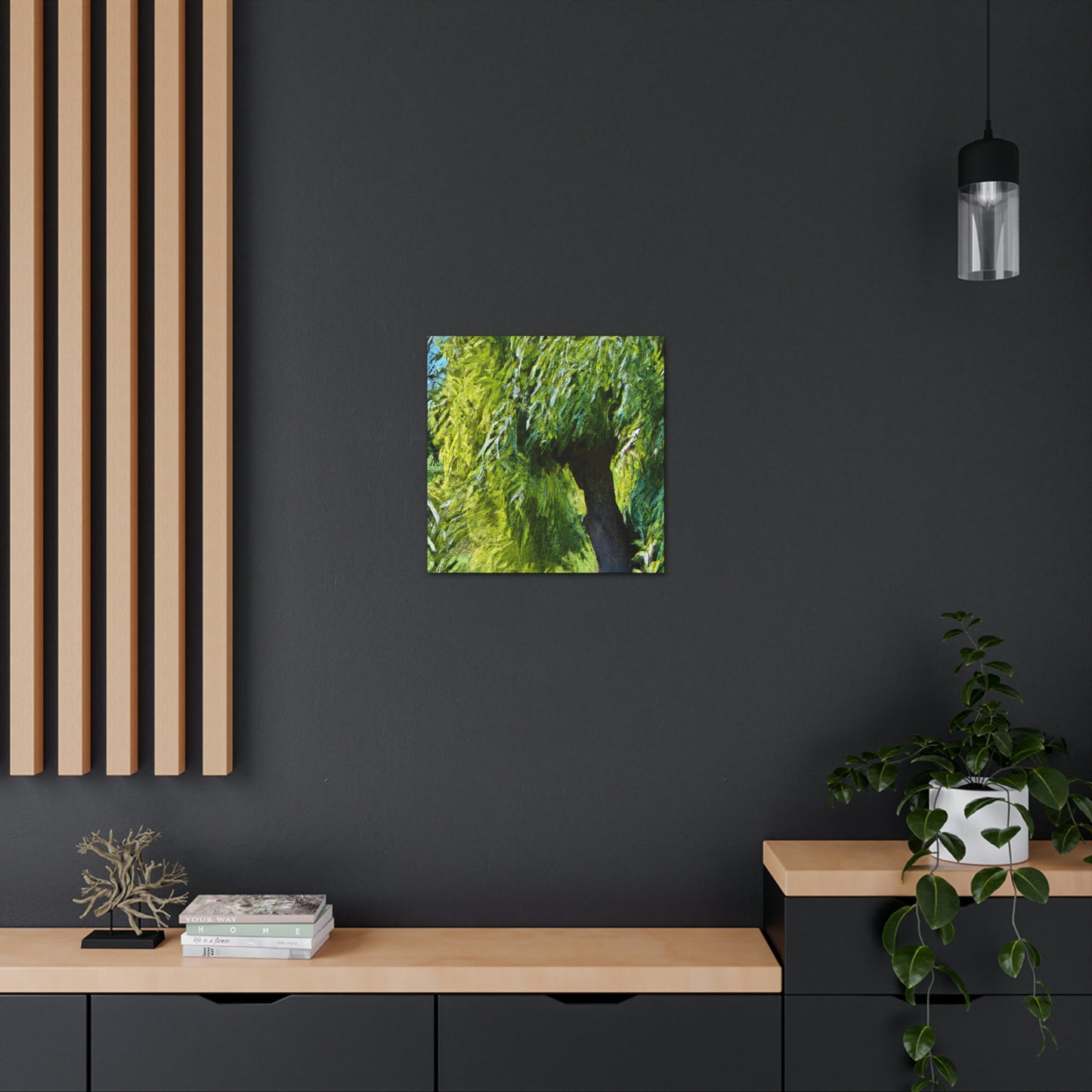 Willow by Moonlight - Canvas