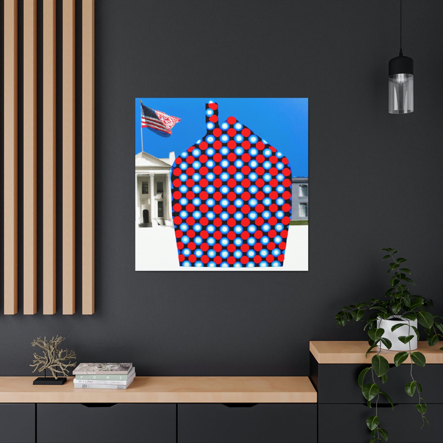 "White House Surreal Dream" - Canvas