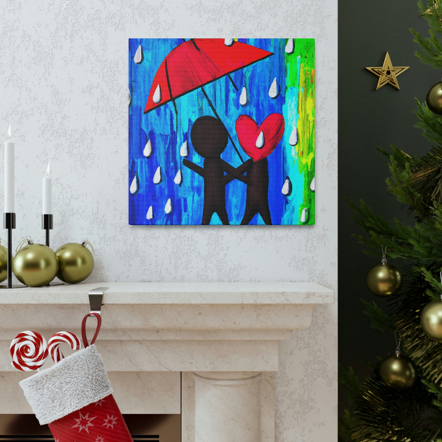 Love in the Rain - Canvas