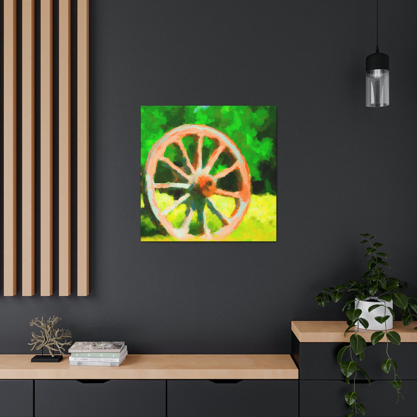 "Wheels of Fortune" - Canvas