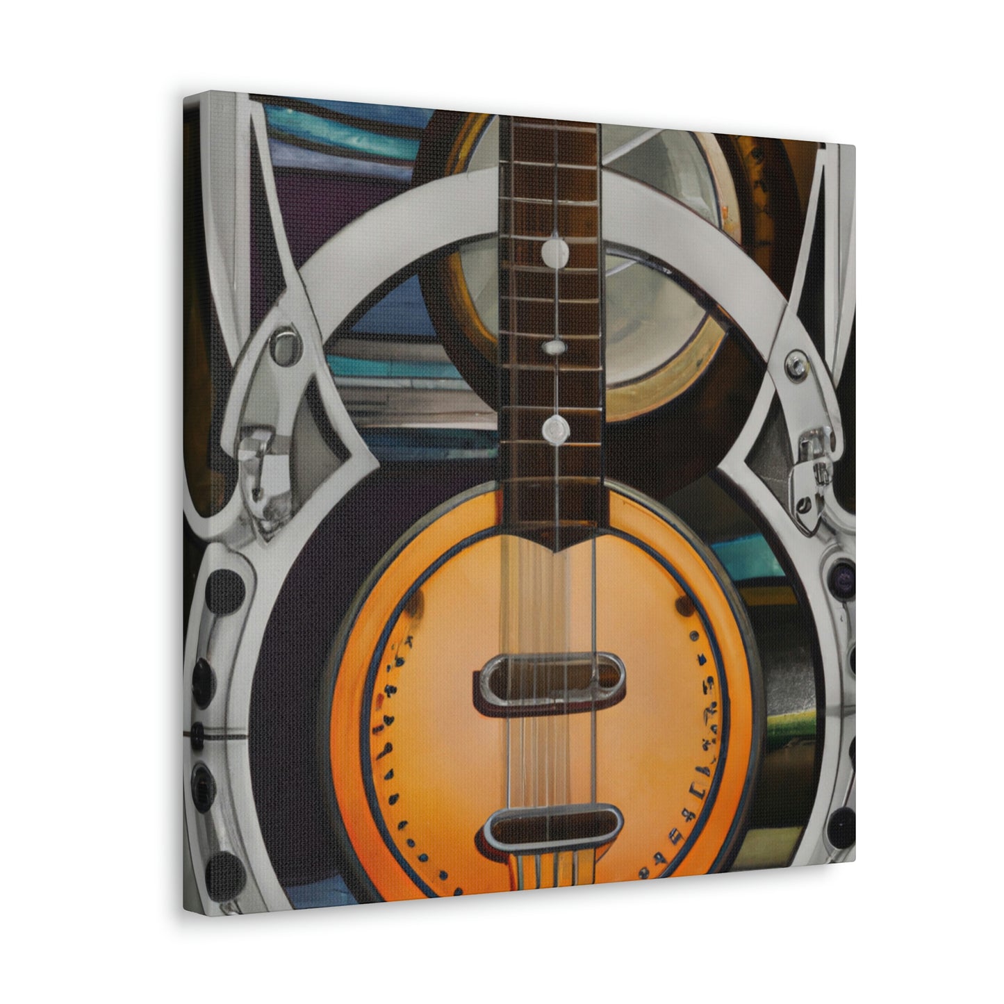 "Banjo in Art Deco" - Canvas