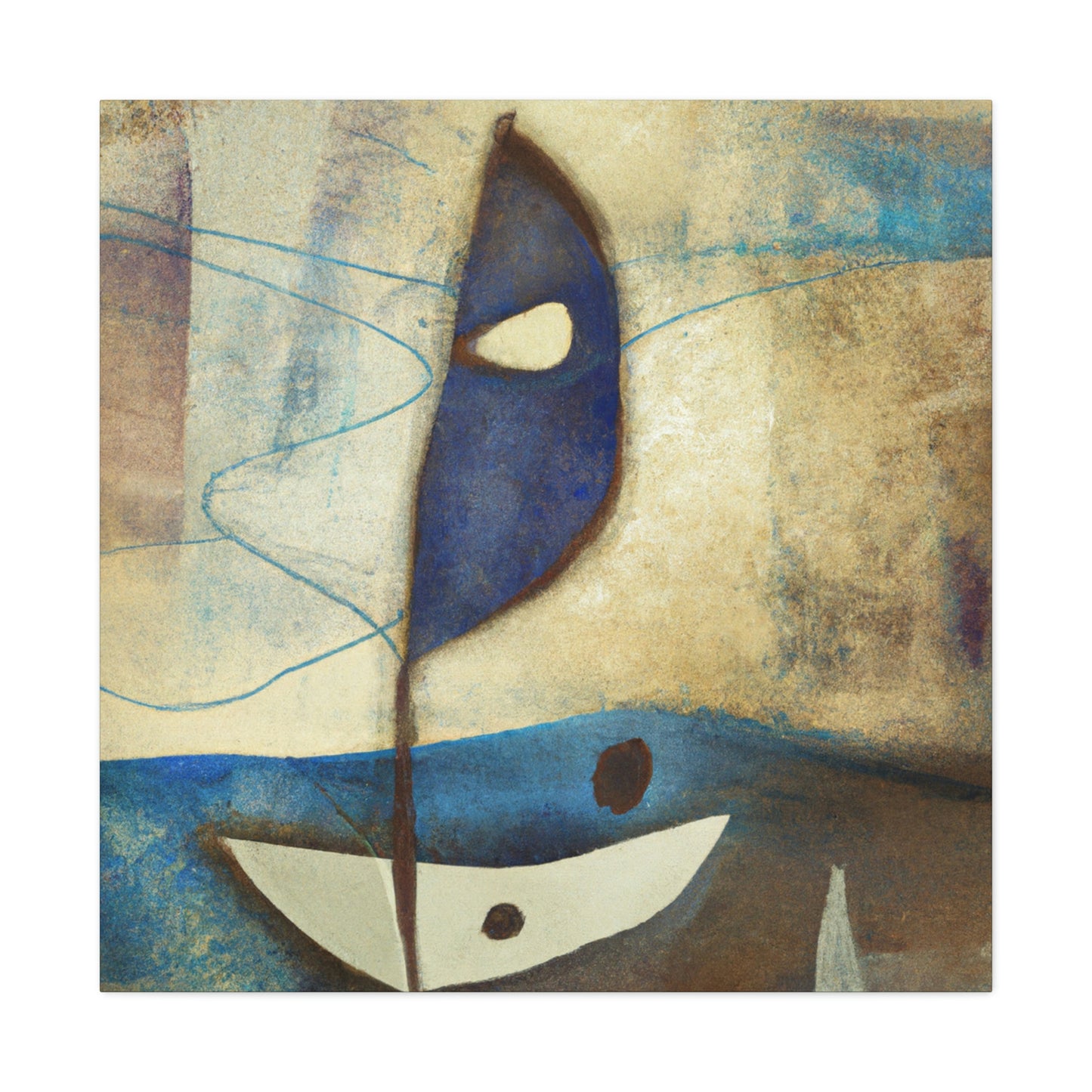 Sailing on Blue Waves - Canvas