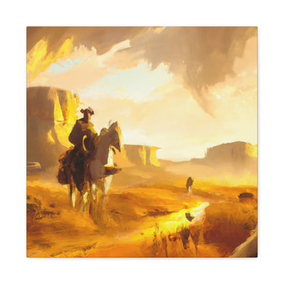 Western Landscape Dawn - Canvas