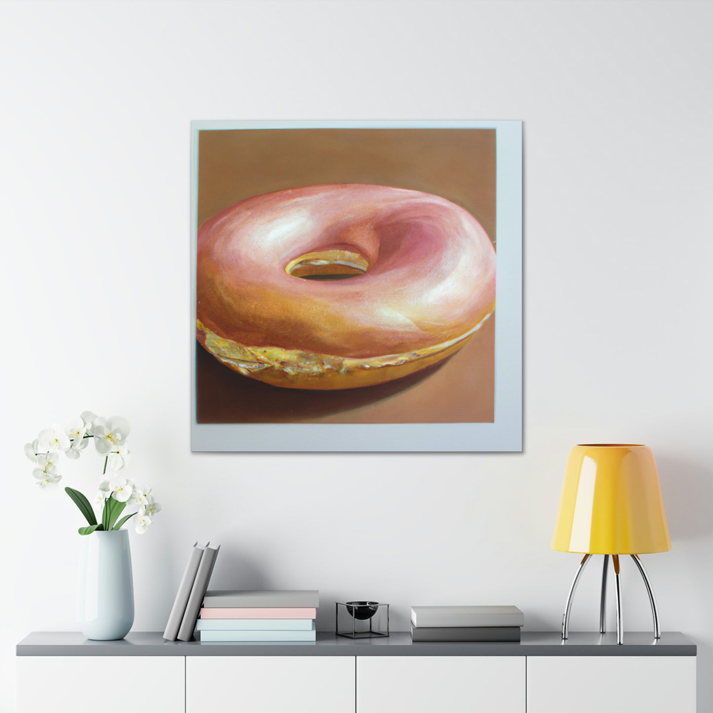 "Chocolate Frosted Doughnut" - Canvas