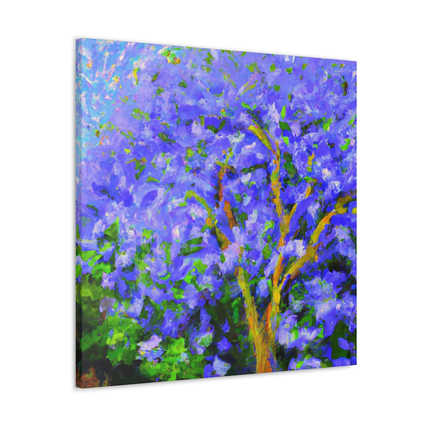 Jacaranda Tree Reflection - Canvas