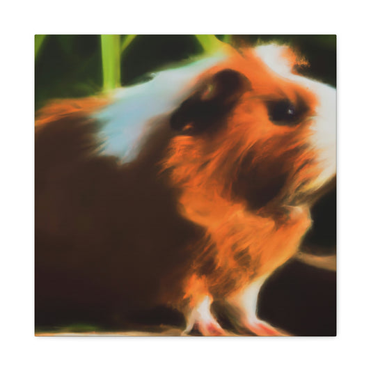 "Furry Guinea Friendship". - Canvas