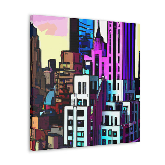 "Deco Dreamscape Pop Art" - Canvas