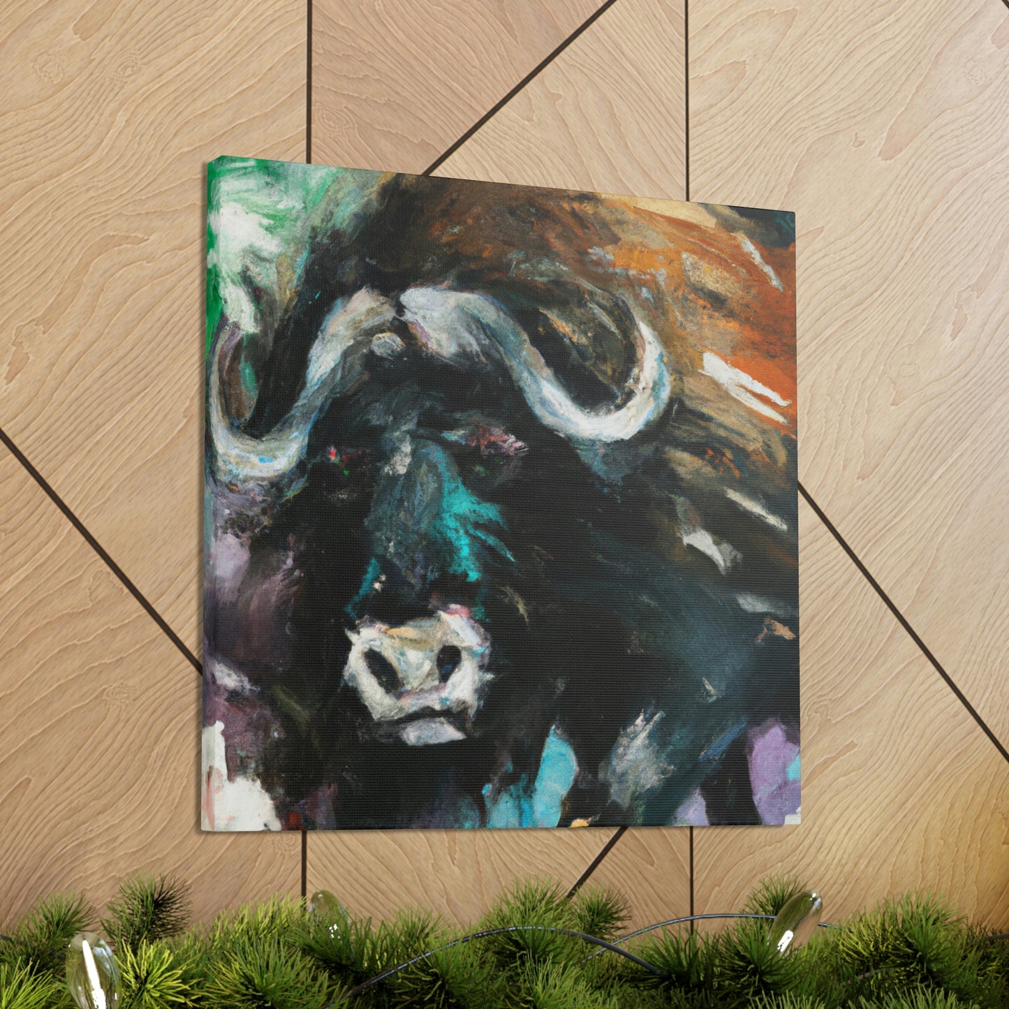 "Musk Ox Expressionism" - Canvas