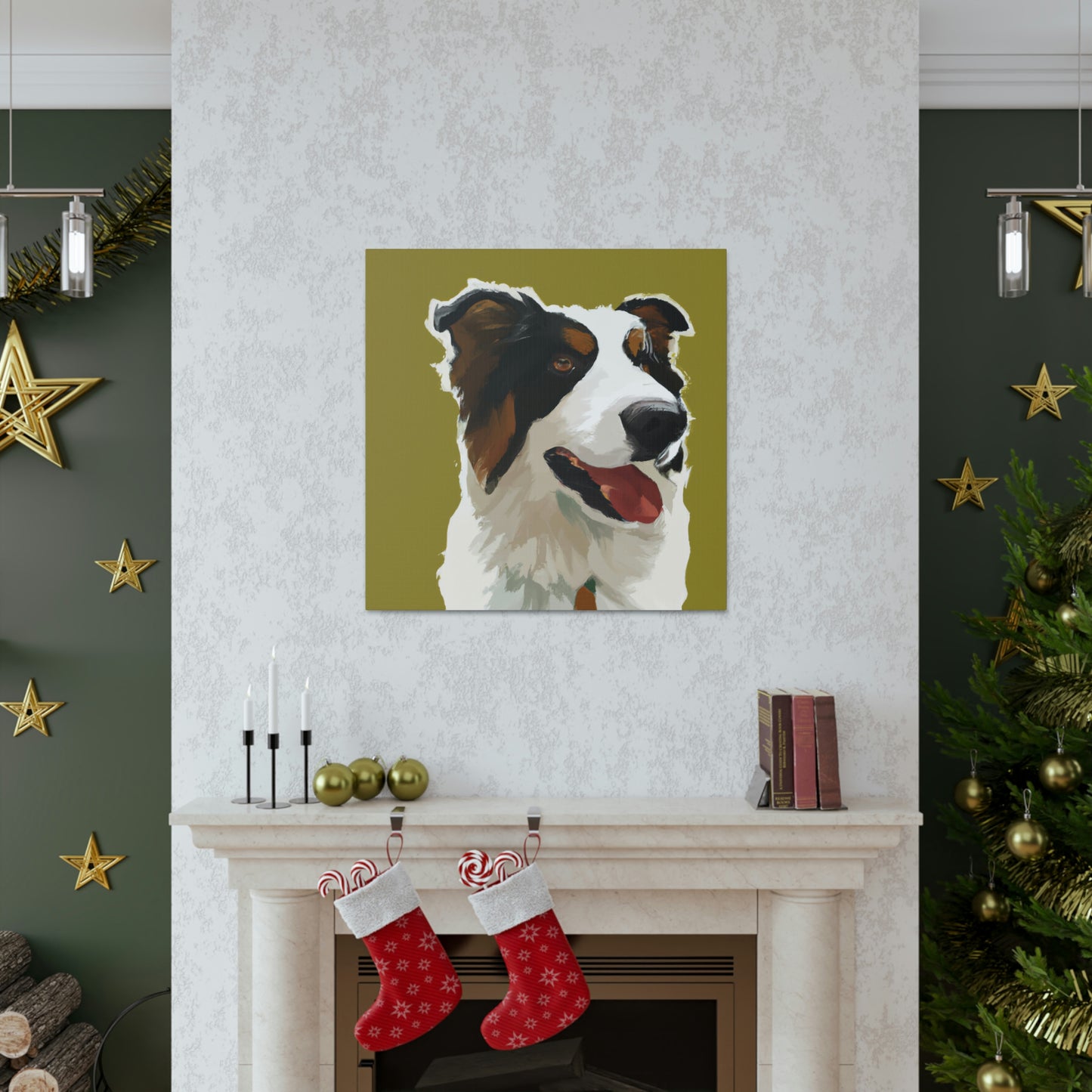 "Border Collie Simplicity" - Canvas