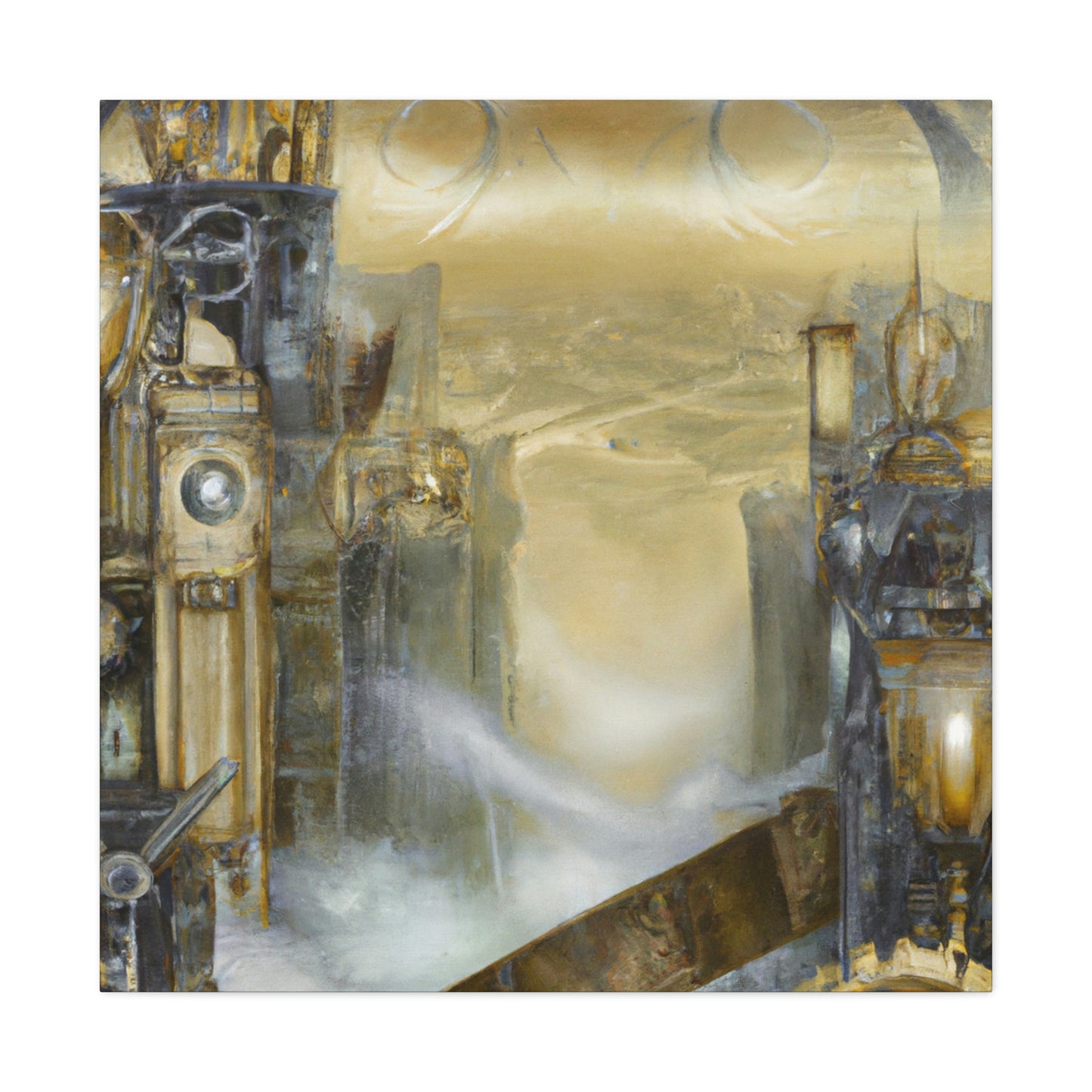 "Deco's Steampunk Dream" - Canvas