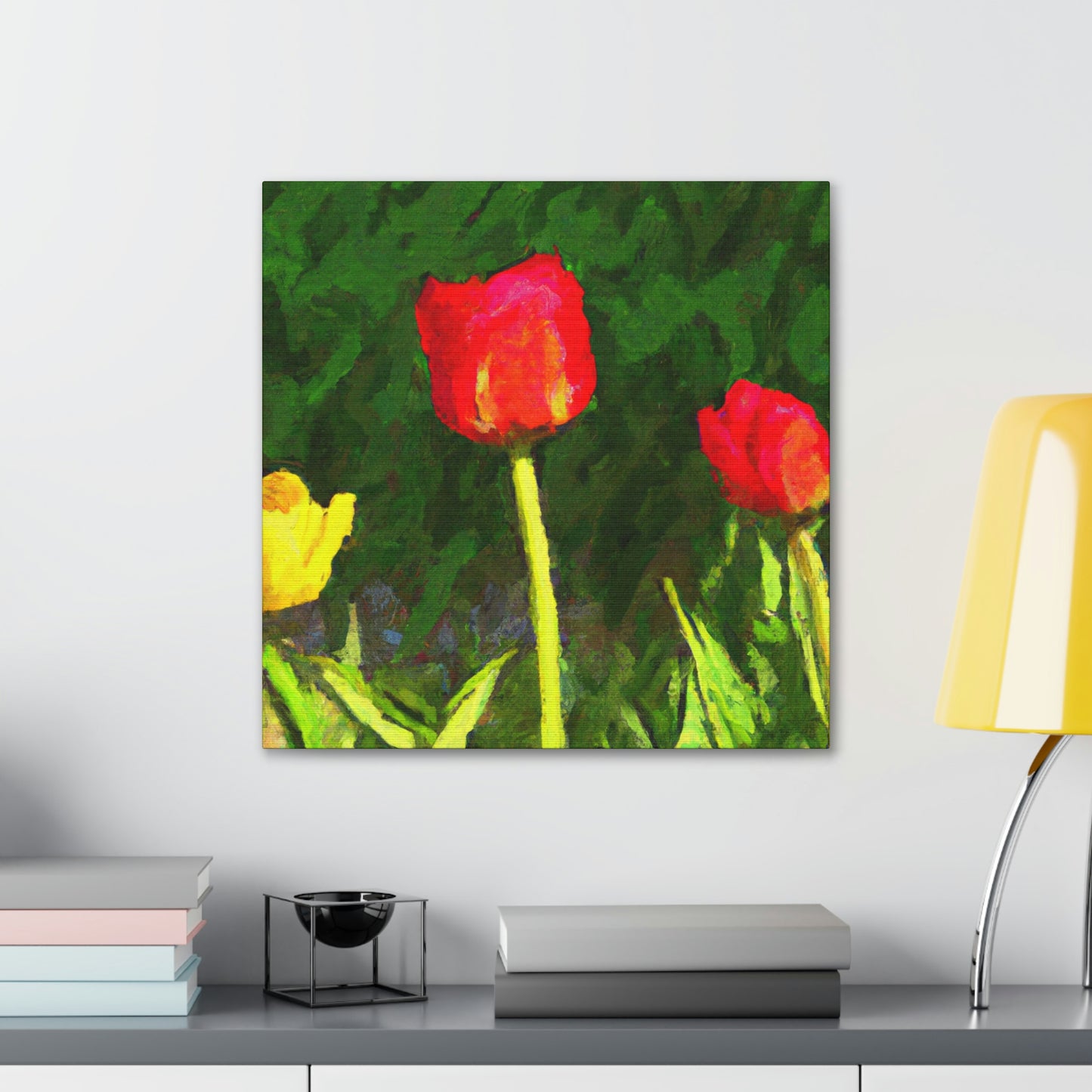 Tulips in Technicolor - Canvas