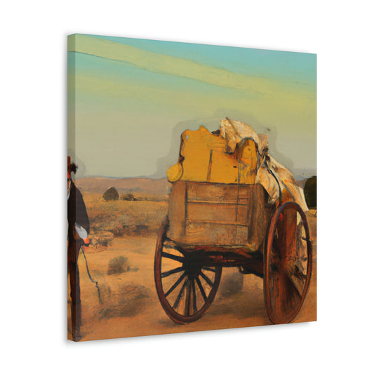 The Chuck Wagon Dance - Canvas