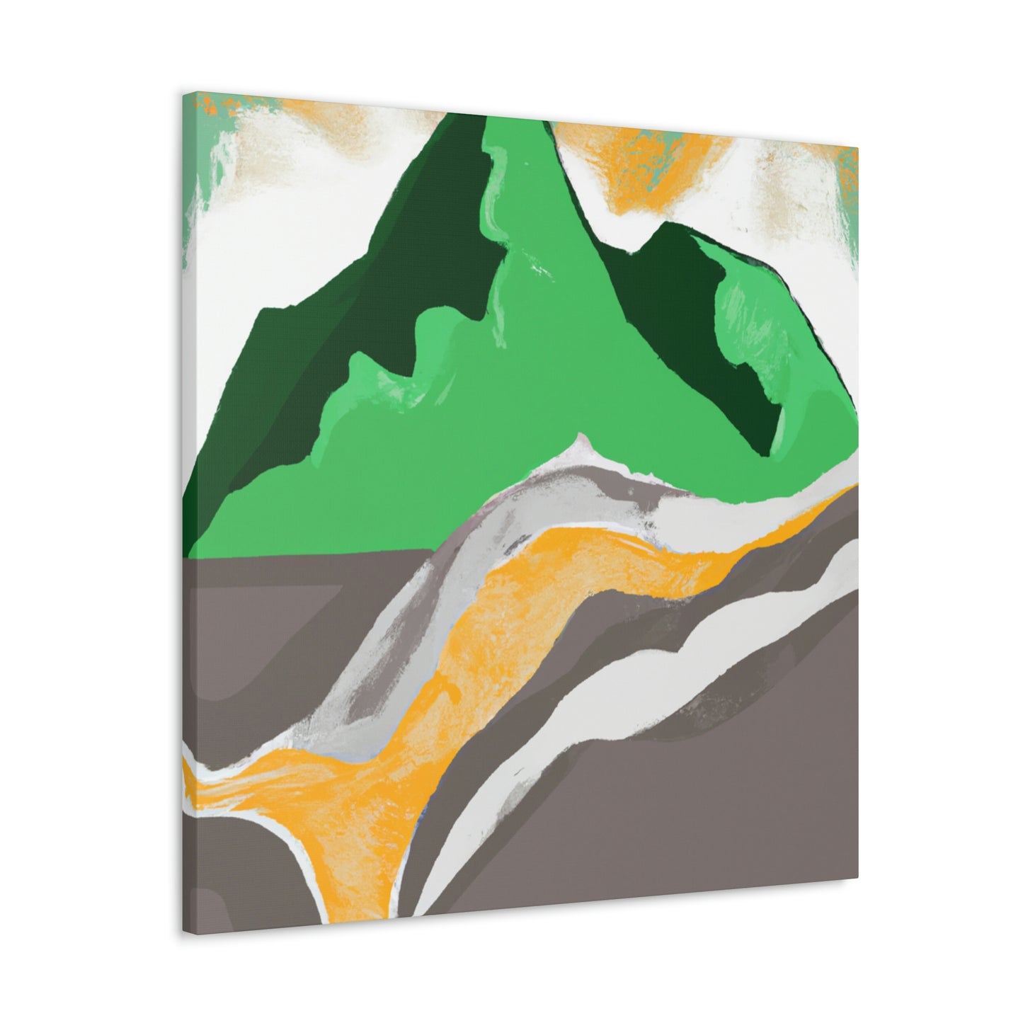 Mountain Majesty Ablaze - Canvas