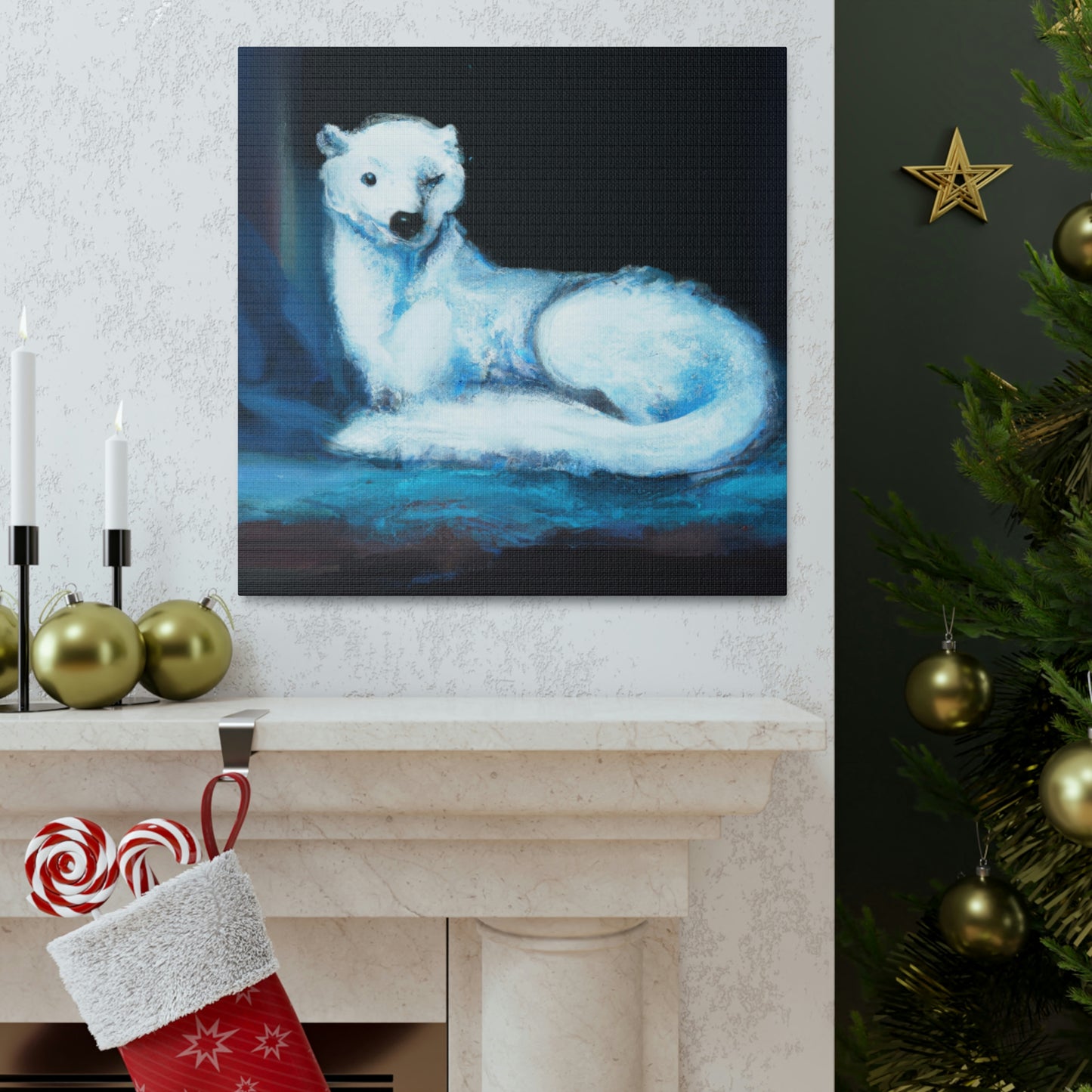 Ermine Regal Splendor - Canvas