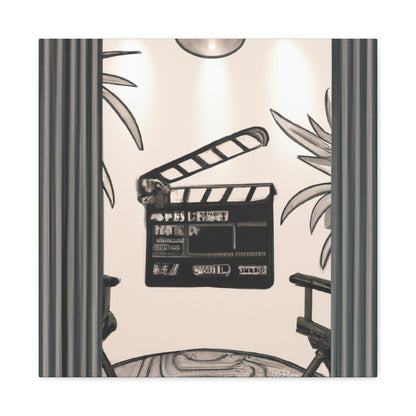 "Cinematic Magic Clapboard" - Canvas