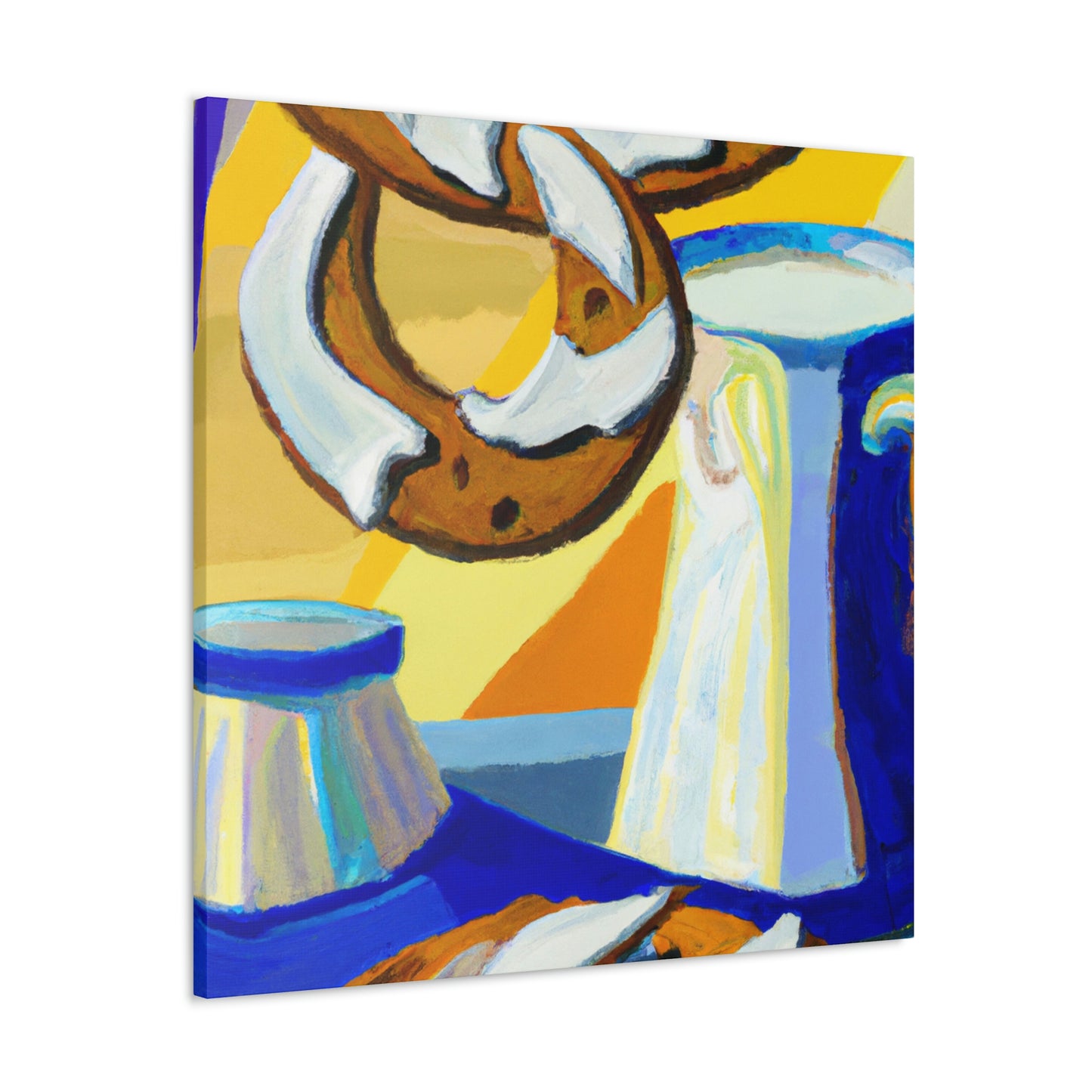 "Milk and Cookies Deco" - Canvas