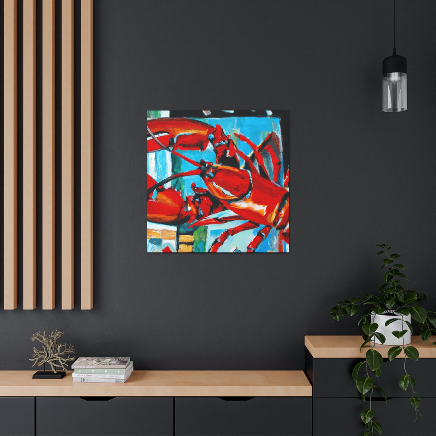 Lobster in Magnificence - Canvas