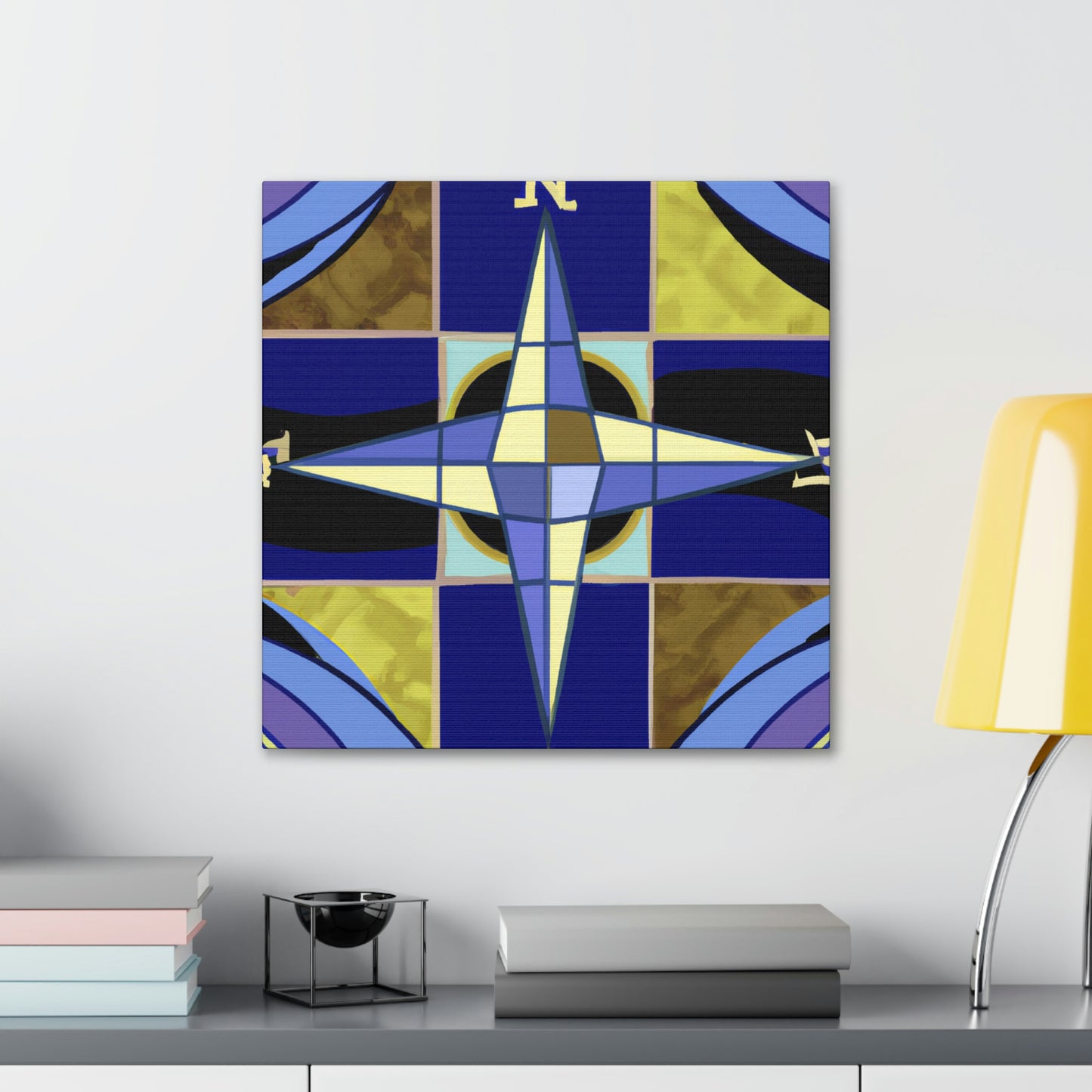 "Compass of Glamour" - Canvas