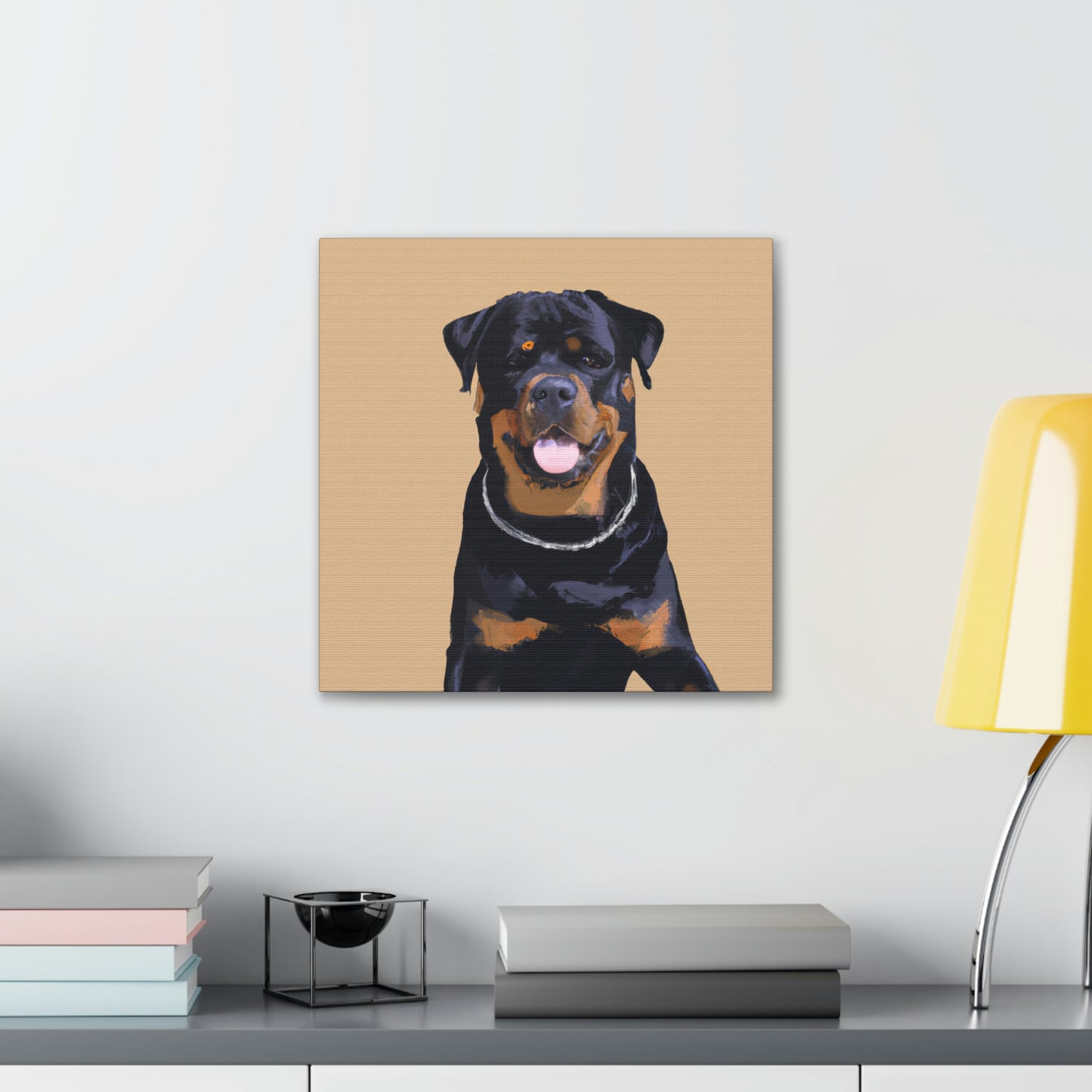 "Rottweiler in Simplicity" - Canvas