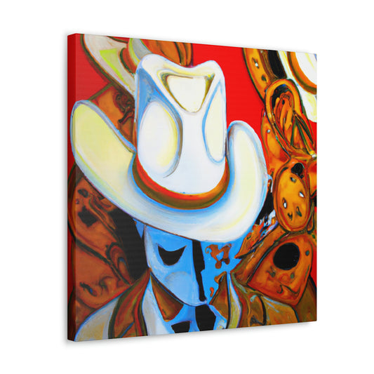 "Cowboy Hat Utopia" - Canvas