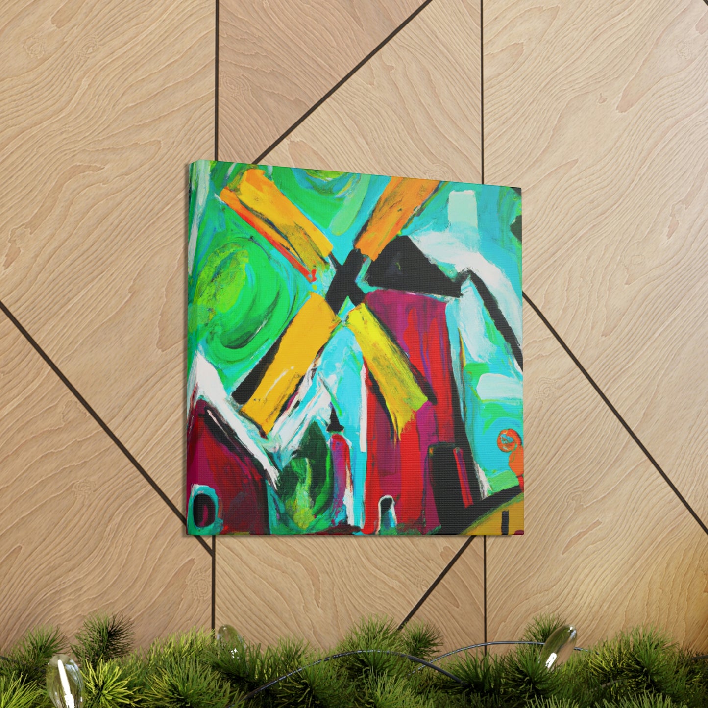 Windmill in Turbulence - Canvas