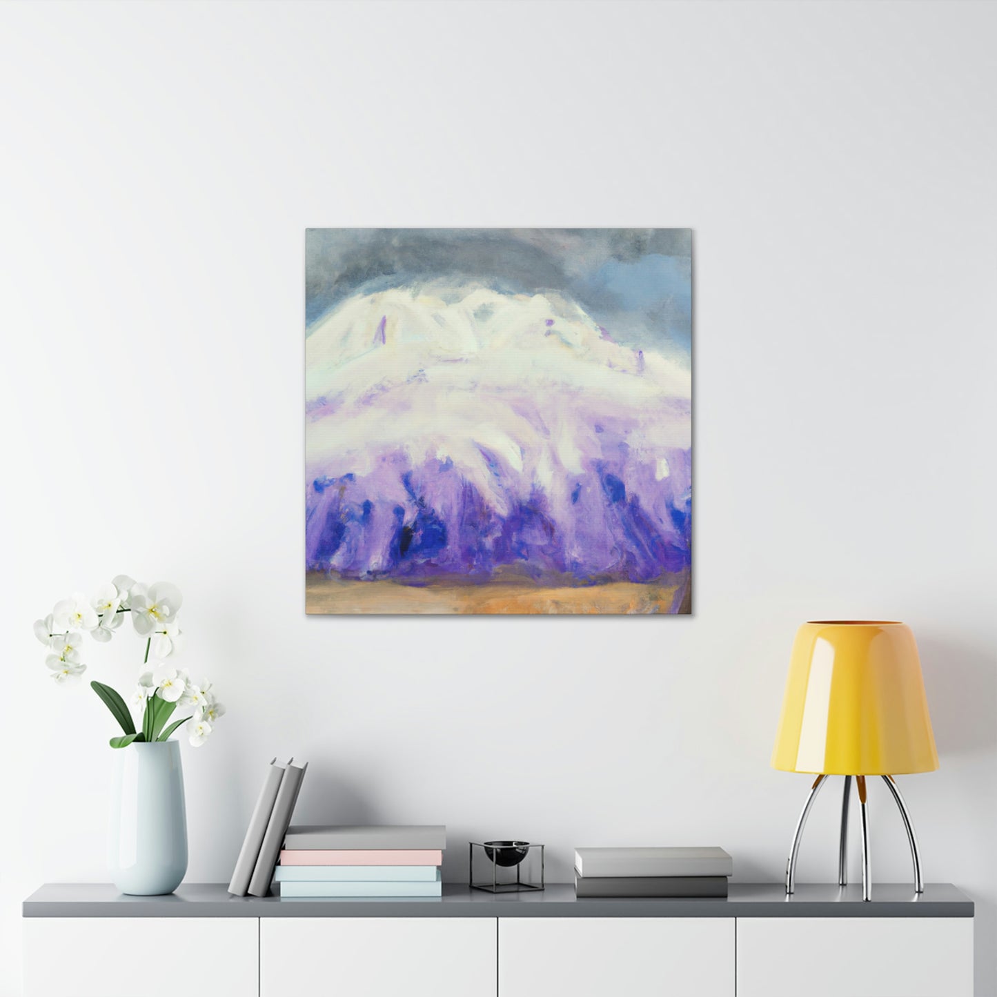 "Snowy Mountain Majesty" - Canvas