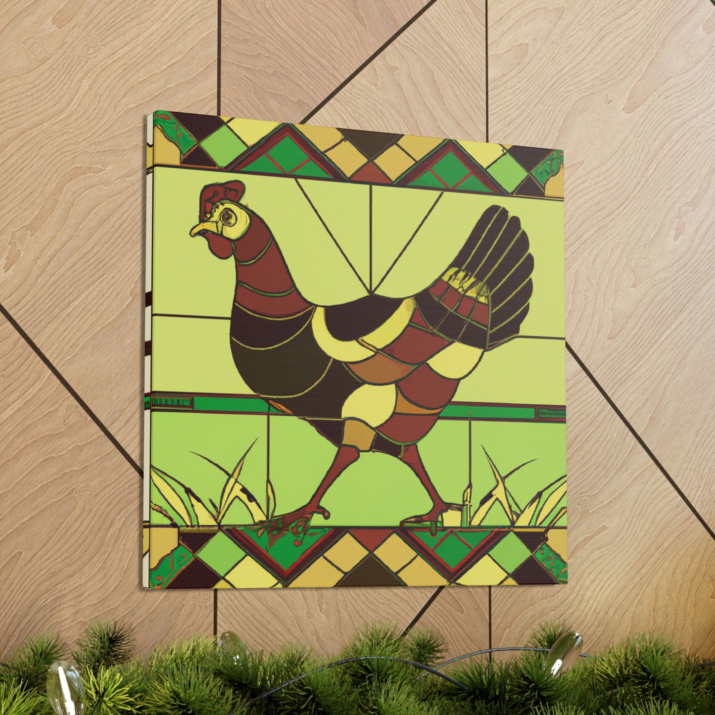 "Hen in the Roaring Twenties" - Canvas