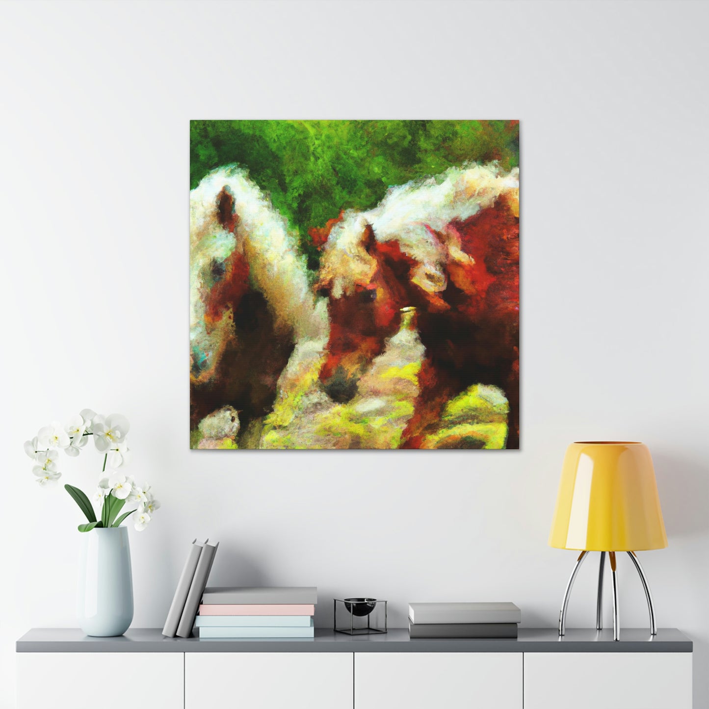Horses in Impressionism - Canvas