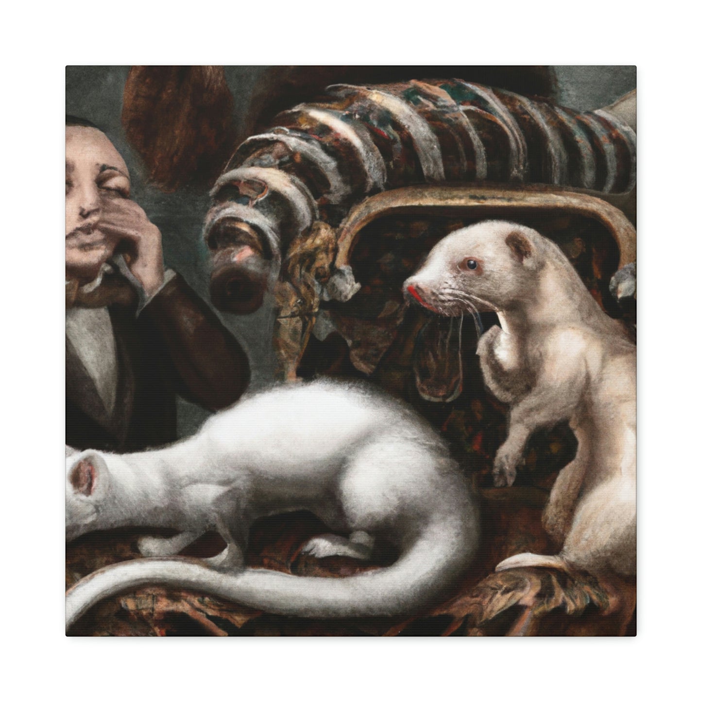 Ferret in Surreality - Canvas