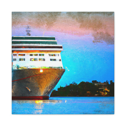 "Cruise Ship Symphony Scene" - Canvas