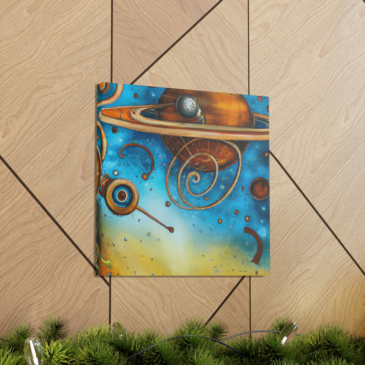 Uranus in Steampunk - Canvas