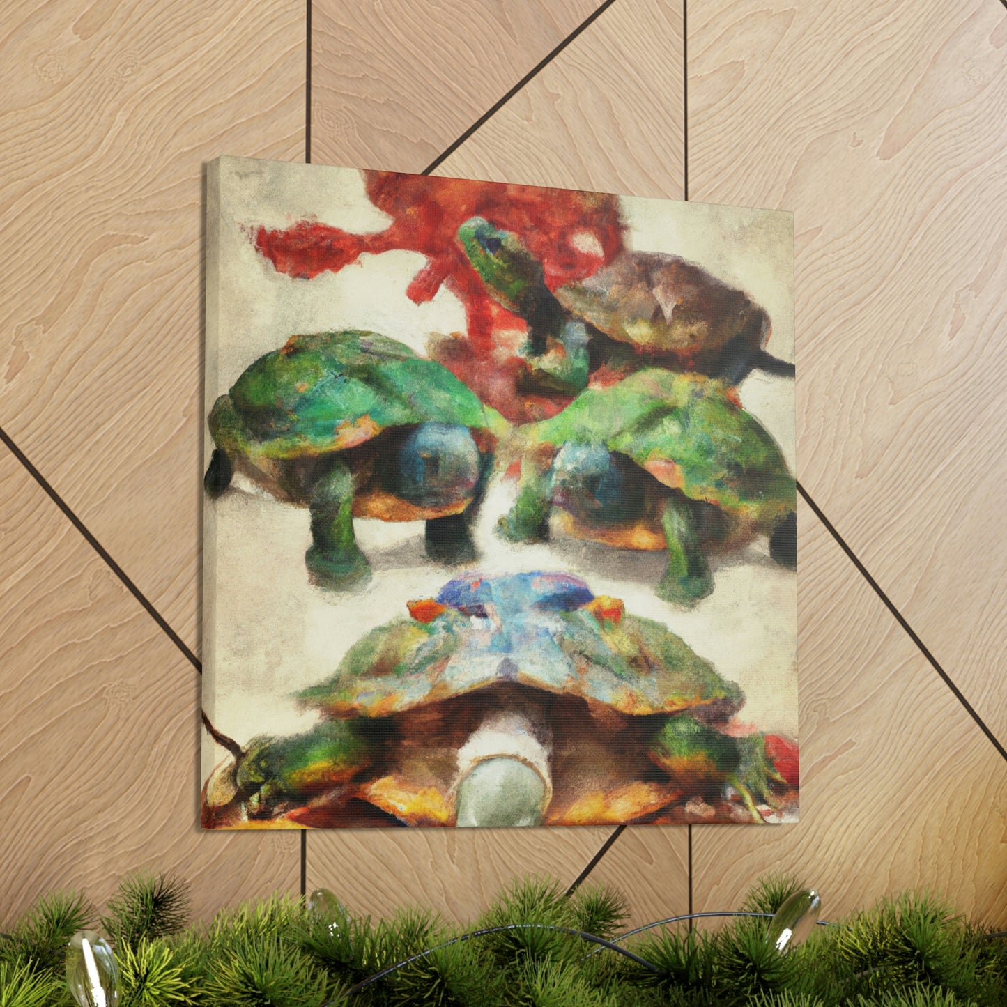 "Turtle on a Quest" - Canvas