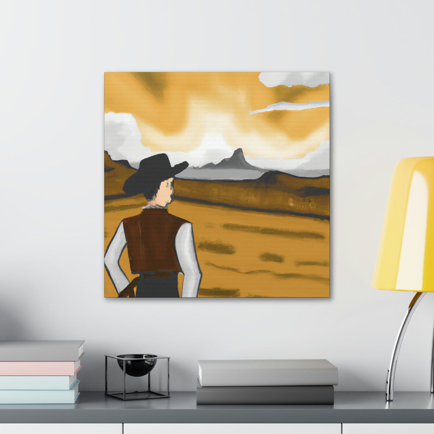 Rancher in Reflection - Canvas