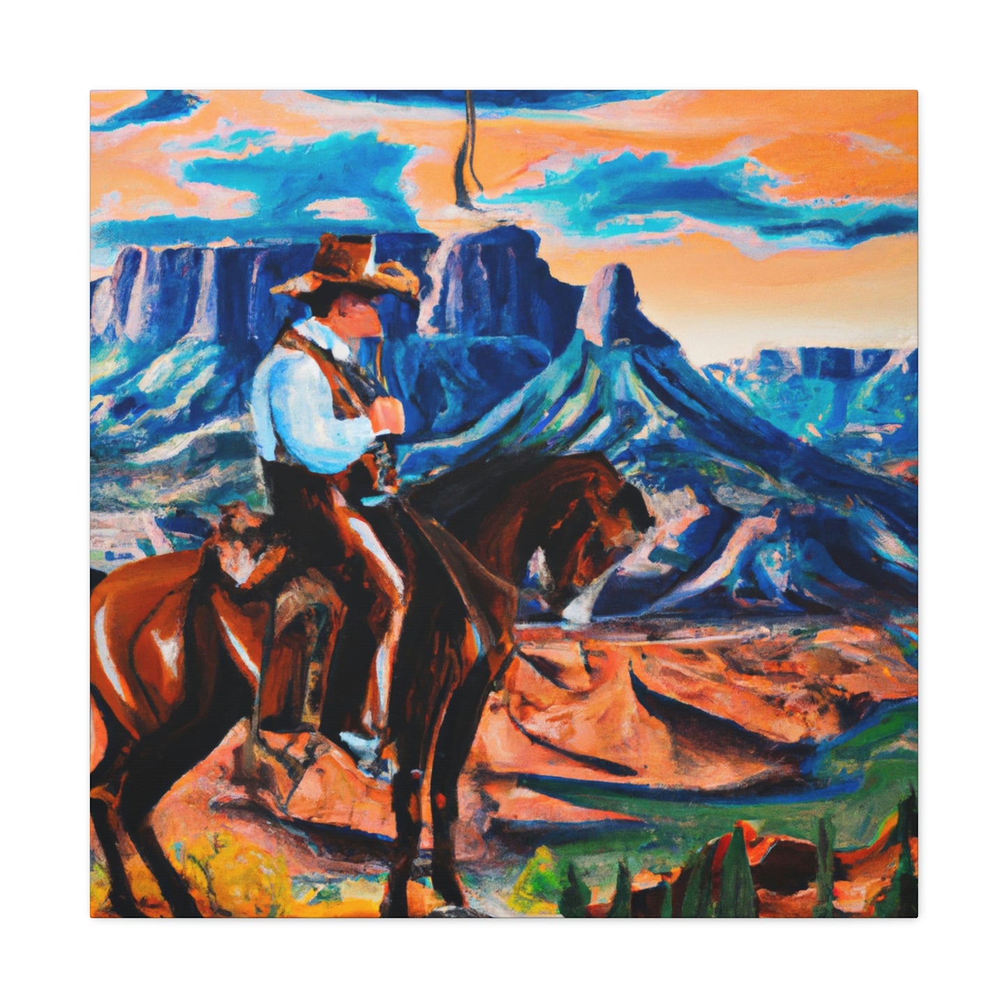 Saddle in Splendor - Canvas