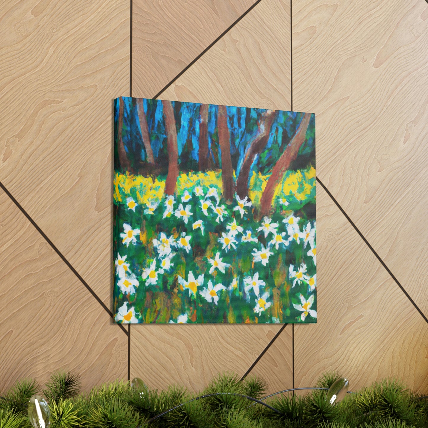 "Daffodil: Awe Ablaze" - Canvas