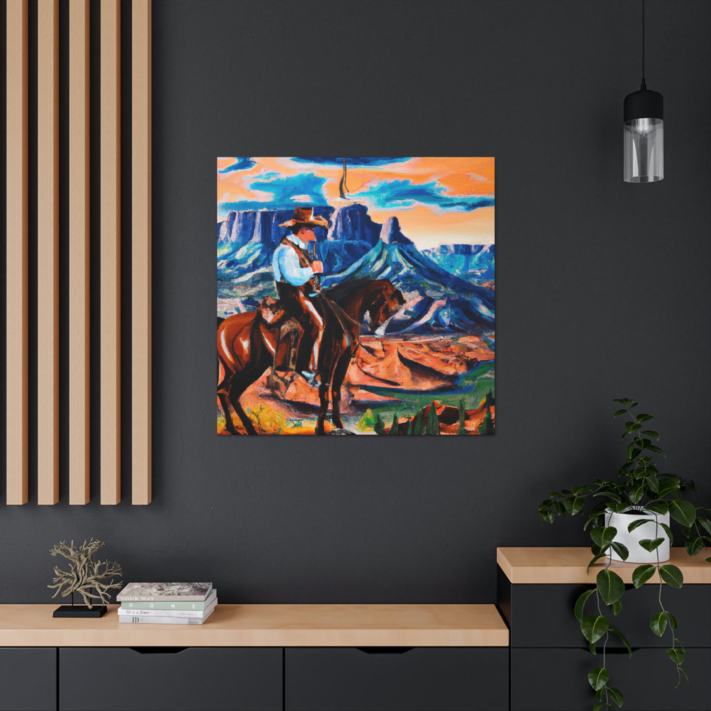 Saddle in Splendor - Canvas