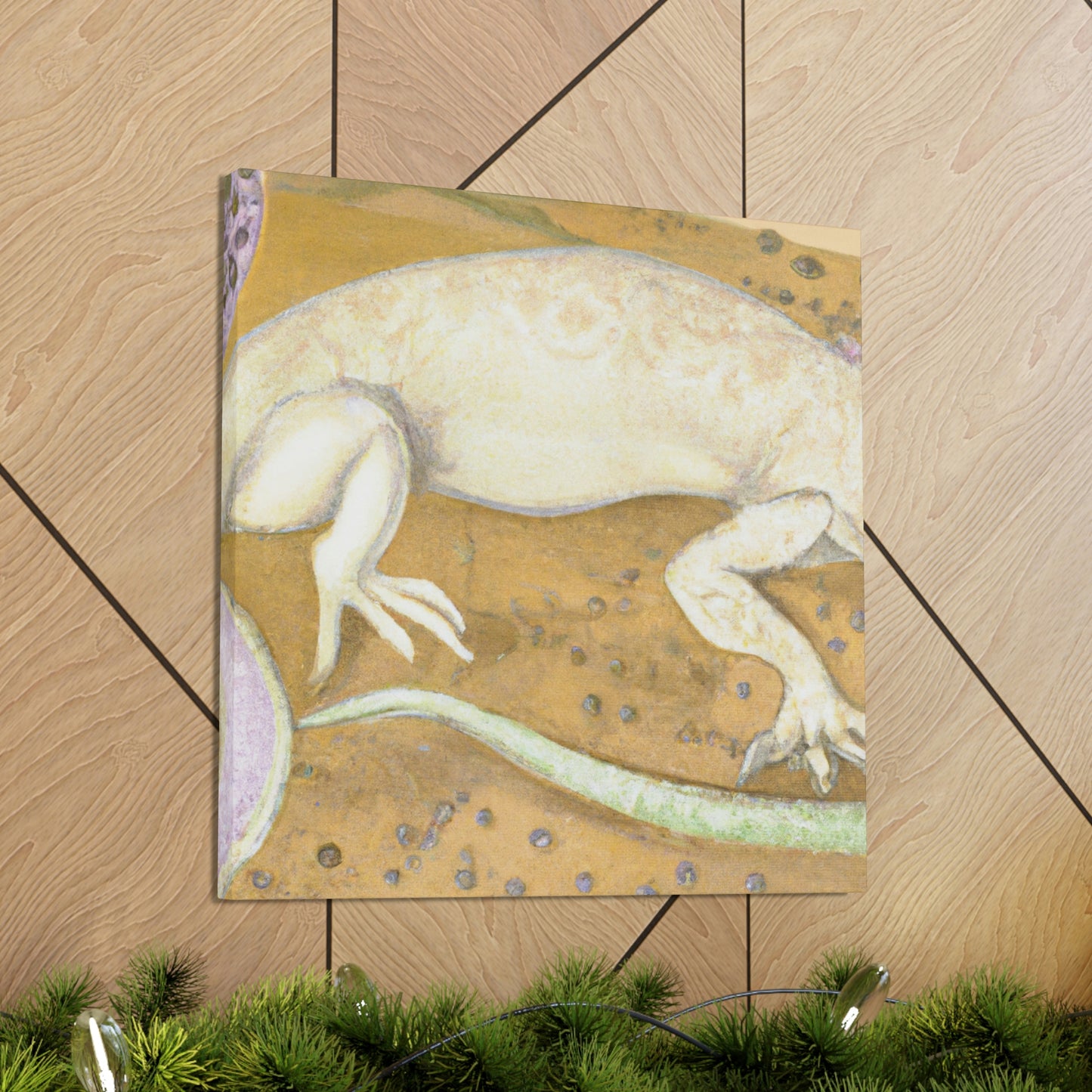 "Gila Monster Entwined" - Canvas