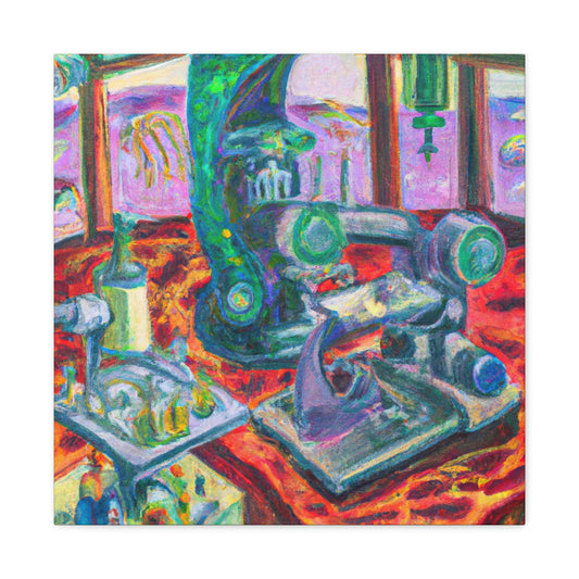 Microscopes in Fauvism - Canvas